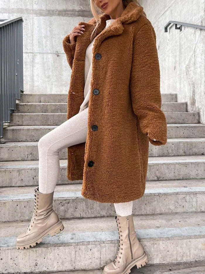 Daniella Teddy Coat | Long & Warm