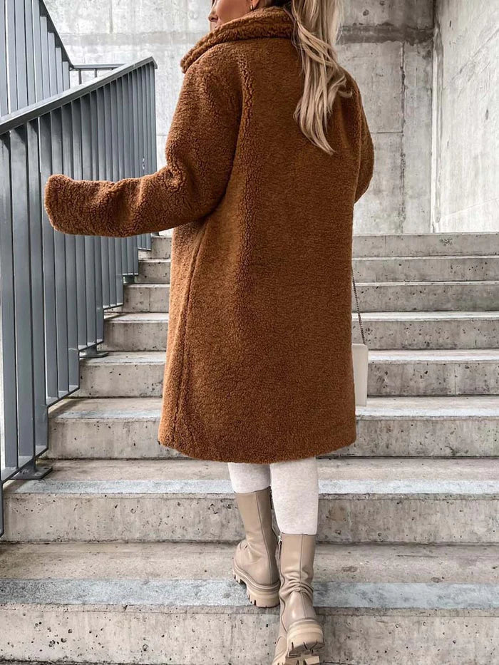 Daniella Teddy Coat | Long & Warm