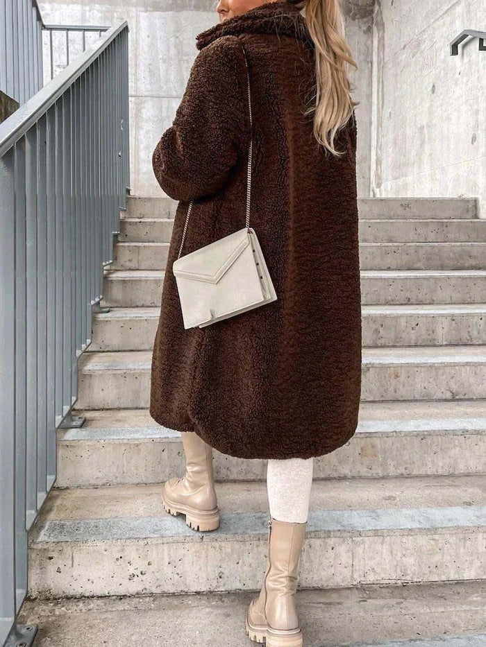Daniella Teddy Coat | Long & Warm