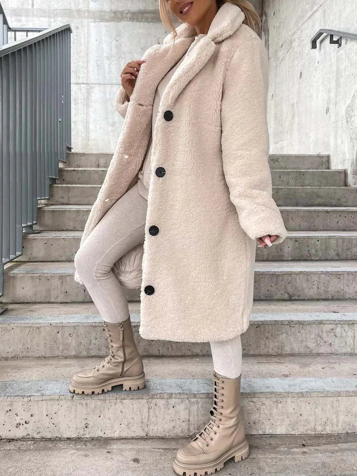 Daniella Teddy Coat | Long & Warm