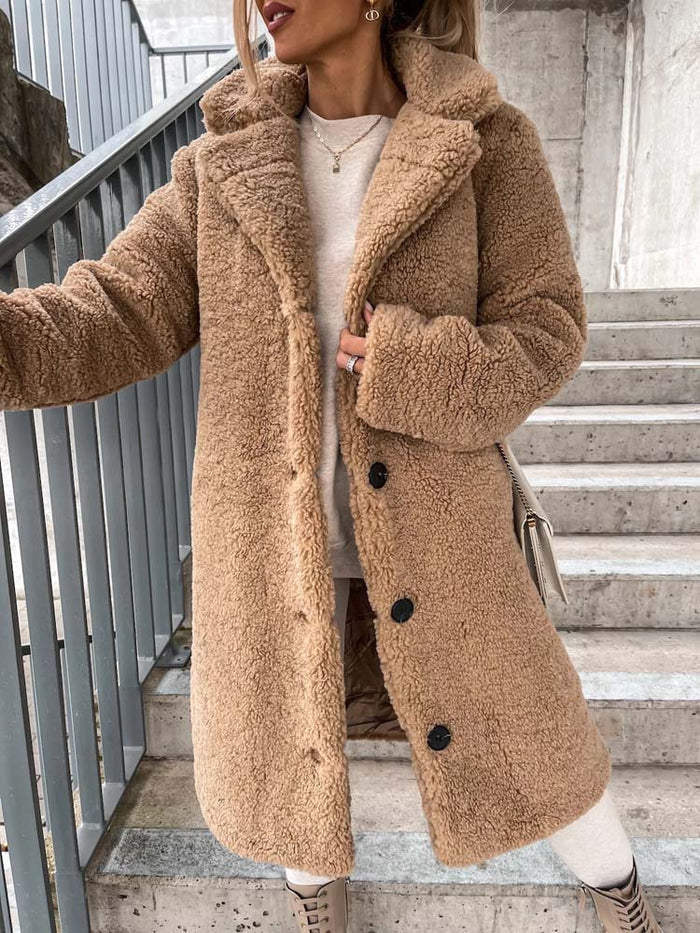 Daniella Teddy Coat | Long & Warm