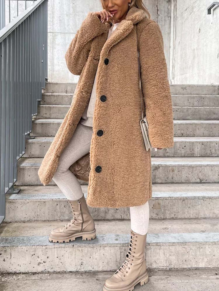 Daniella Teddy Coat | Long & Warm