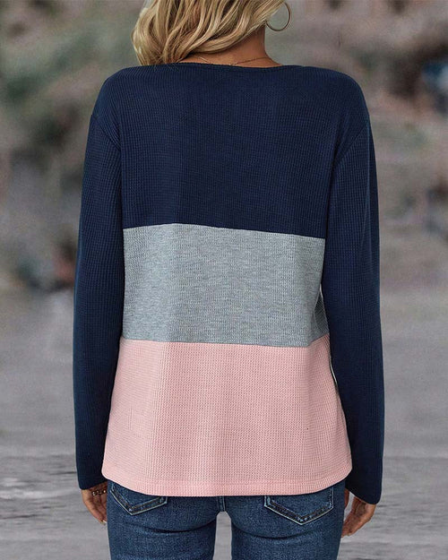 Casual Women's Color Block Sweater – Noëlle